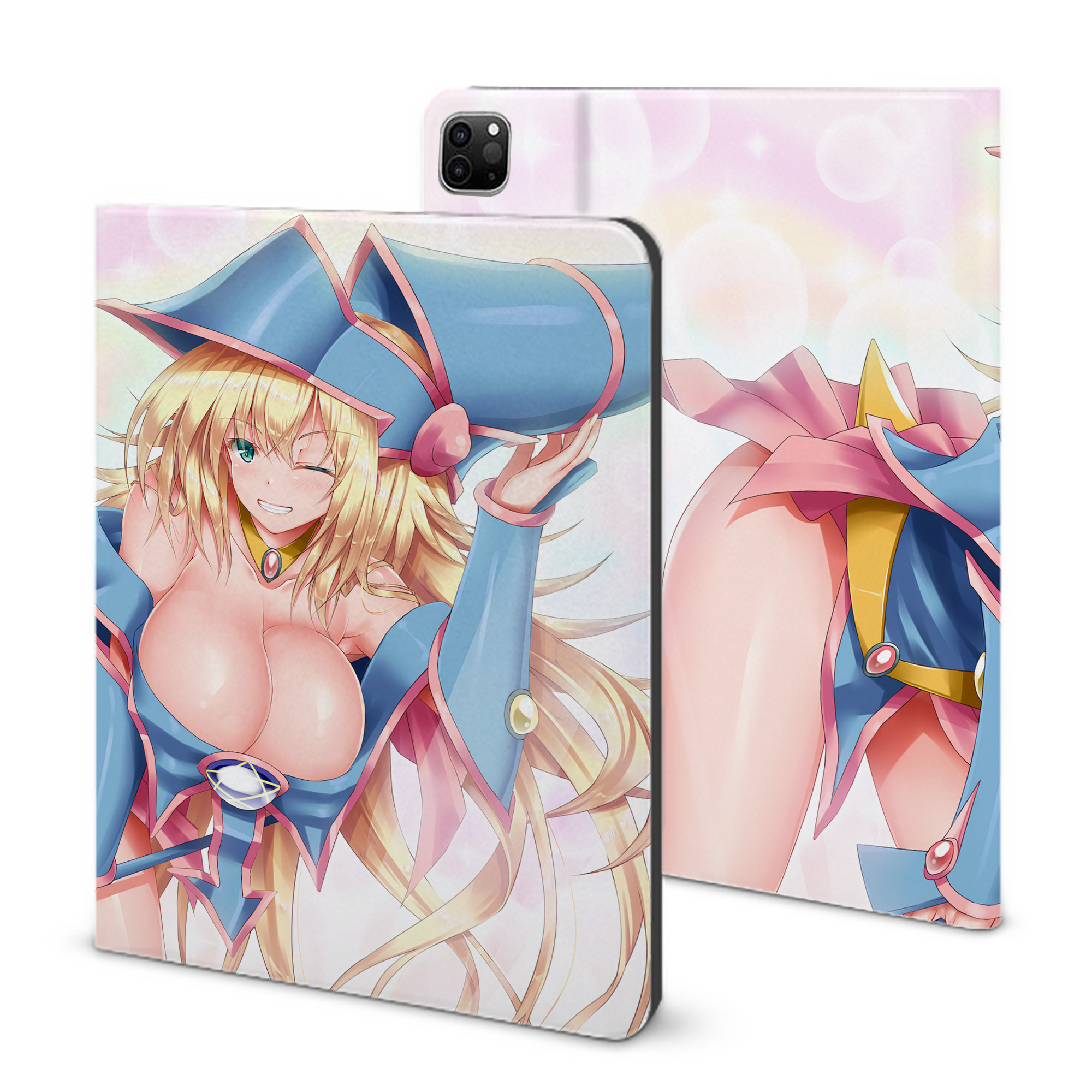 （画像用） 遊☆戯☆王 Yu-Gi-Oh! IPad ケース ブック型 PUレザー TPU 耐衝撃 軽量 薄型 ペン収納なし 全面保護 IPad 各モデル対応